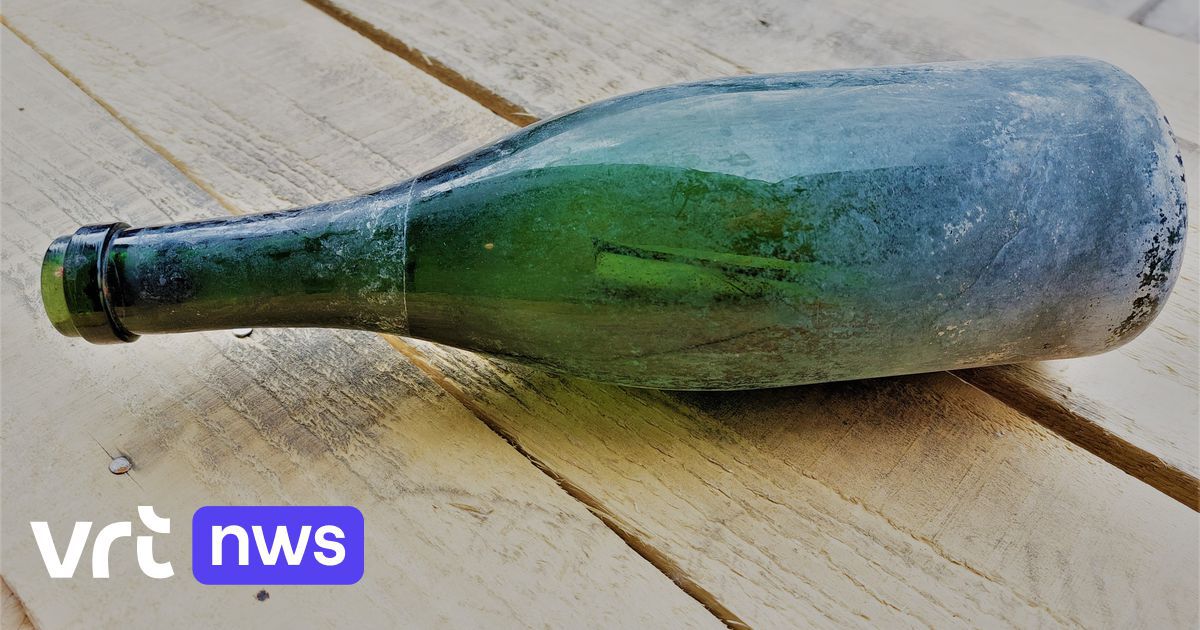 Le plus ancien "message dans une bouteille" jamais vu en Belgique ?  Bouteille ouverte, mais le mystère continue
