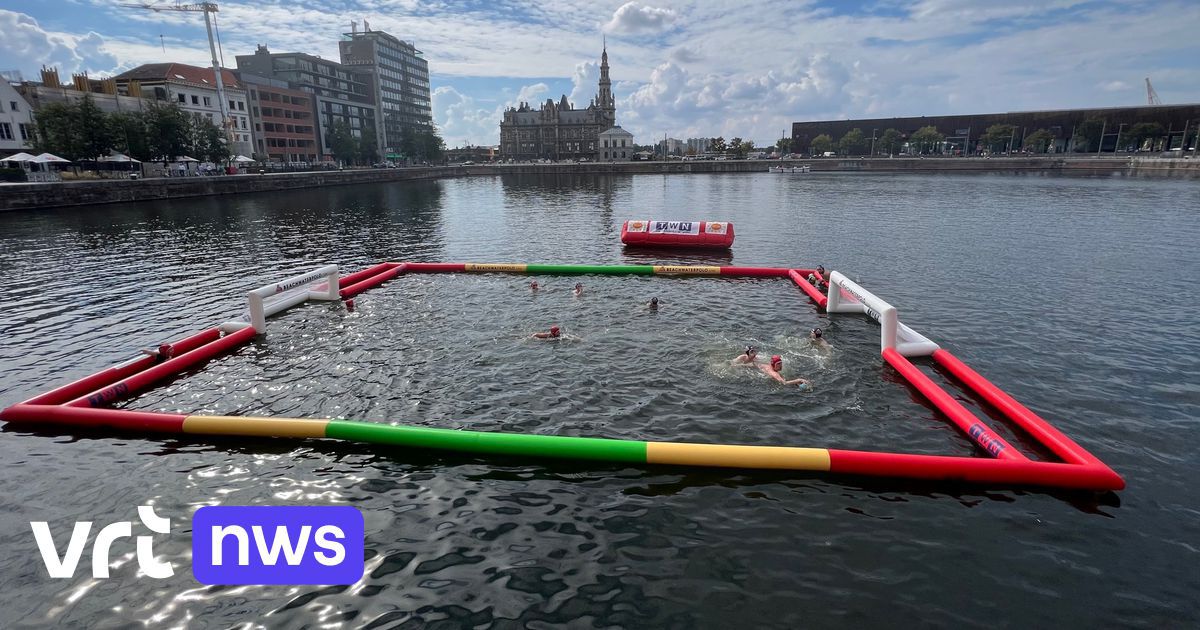 Les championnats de beach water-polo passionnent Anvers