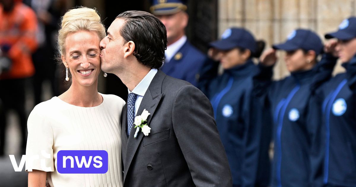 Mariage royal à Bruxelles alors que la nièce de King épouse un banquier anglo-français