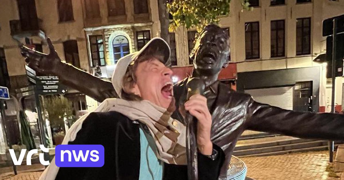 Mick Jagger se mêle sans encombre à la foule bruxelloise
