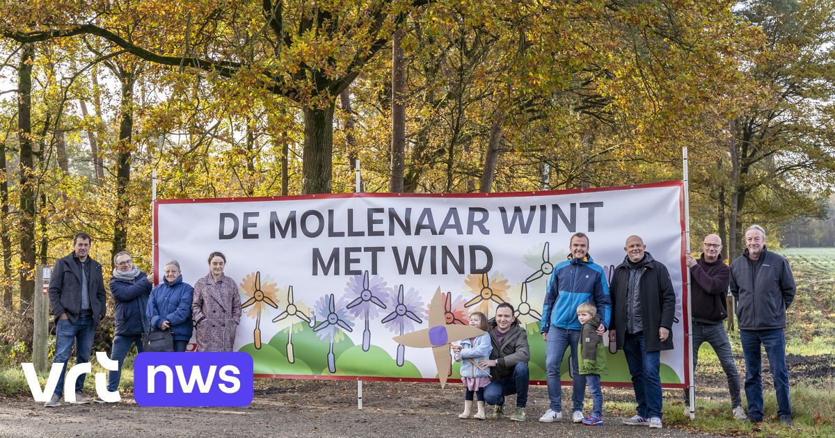Les Flamands manifestent en faveur des parcs éoliens