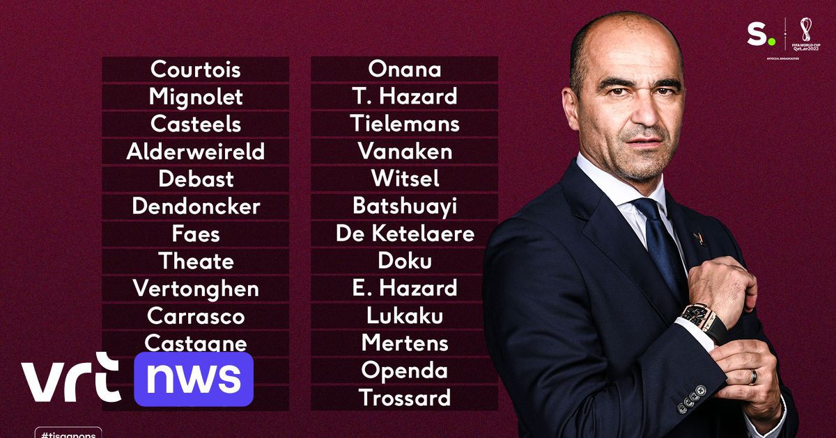 Martinez dévoile le line-up Red Devil