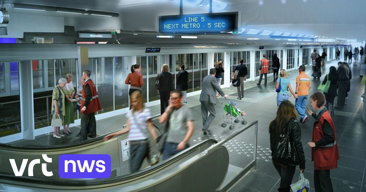 Retard des yeux du métro sans conducteur |  VRT NWS : actualités