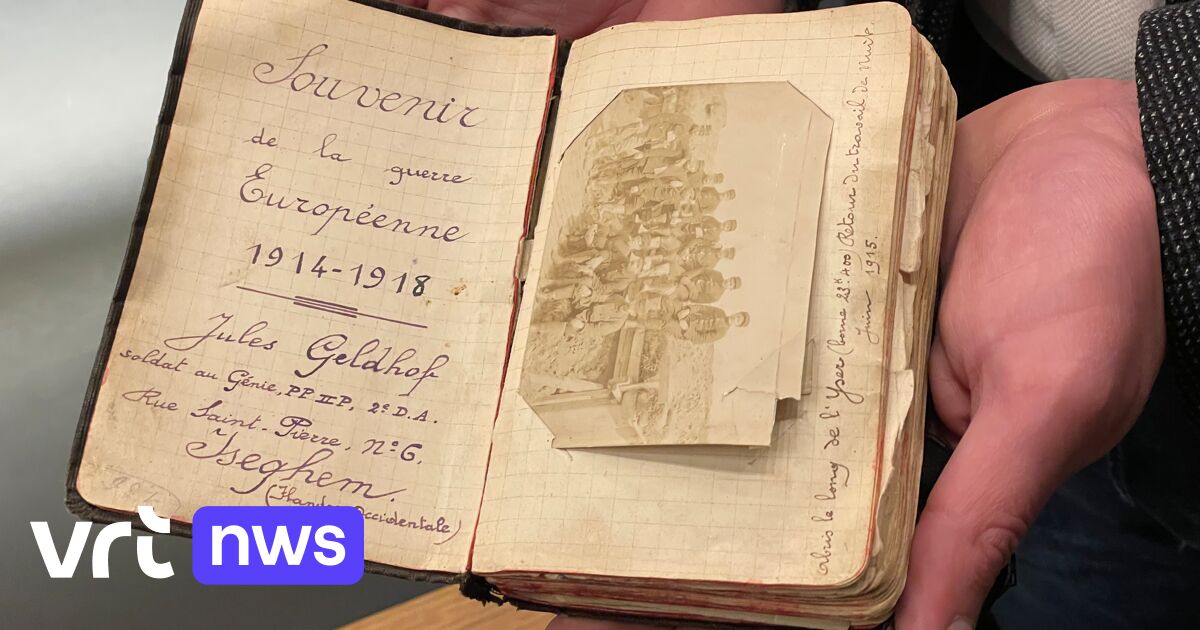 Le journal d'un soldat de la Grande Guerre est retourné en Flandre depuis l'Australie