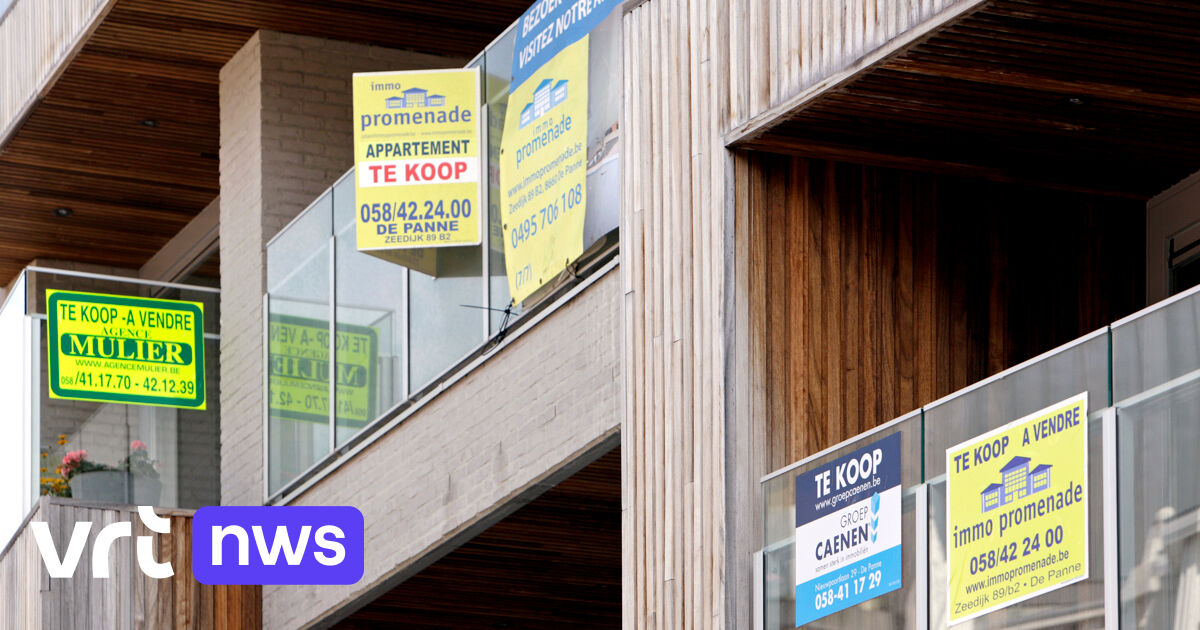 Refroidissement sur le marché immobilier belge