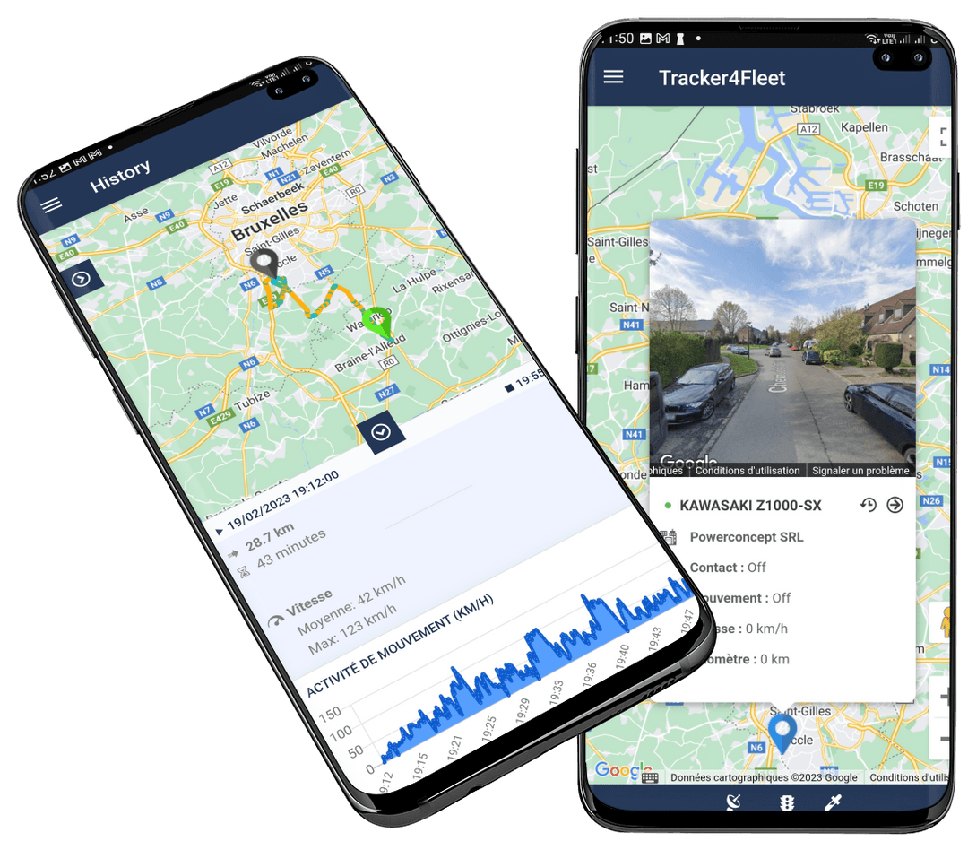 Gardez votre moto en sécurité avec GPS Tracker