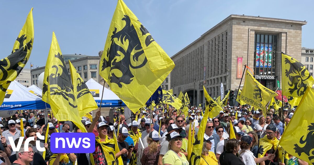 L'extrême droite flamande se rassemble à Bruxelles pour un meeting de protestation