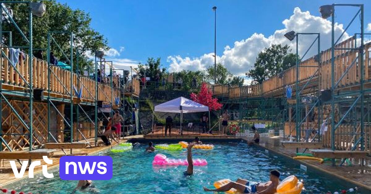 Ouverture de la piscine en plein air FLOW à Bruxelles