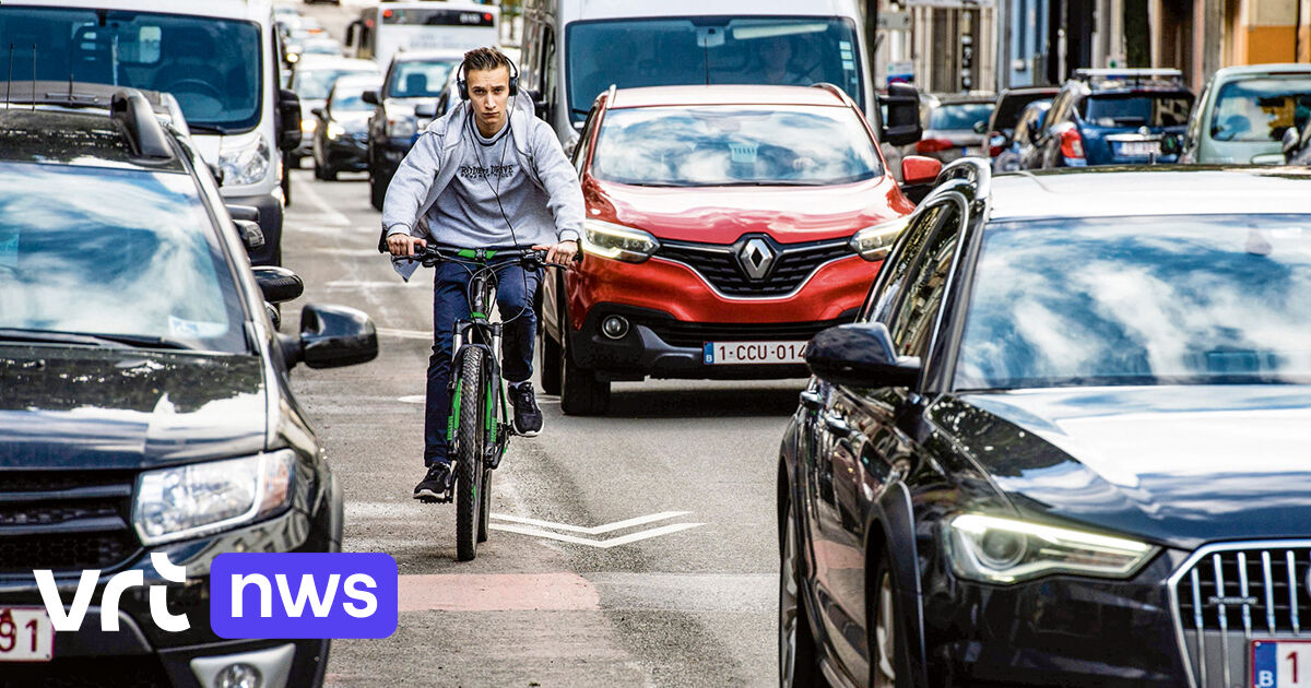 Risque d'accident de vélo à Bruxelles en baisse de 35%