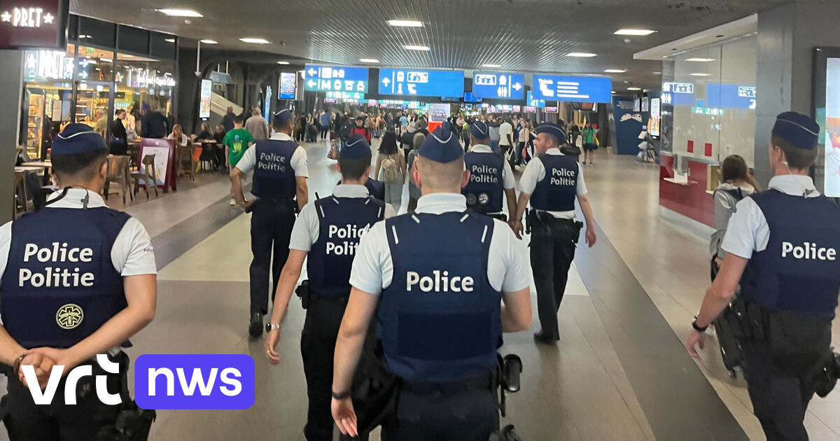 56 personnes arrêtées lors d'une opération de police autour de la gare de Bruxelles-Midi