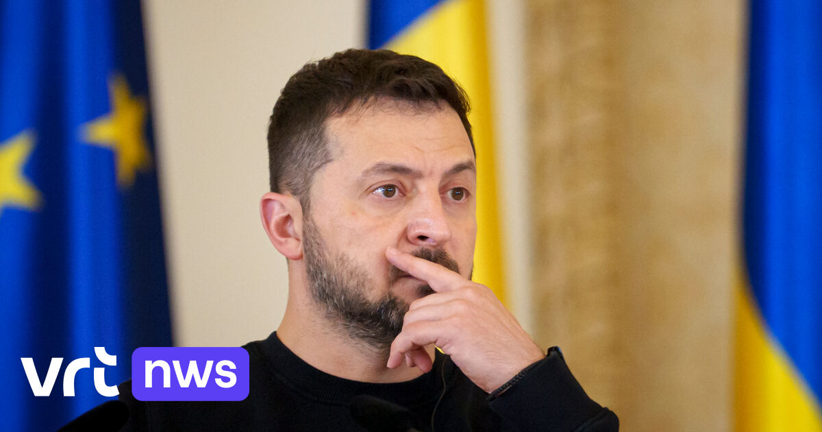 Le président ukrainien arrive à Bruxelles et apprend que la Belgique a l'intention de fournir