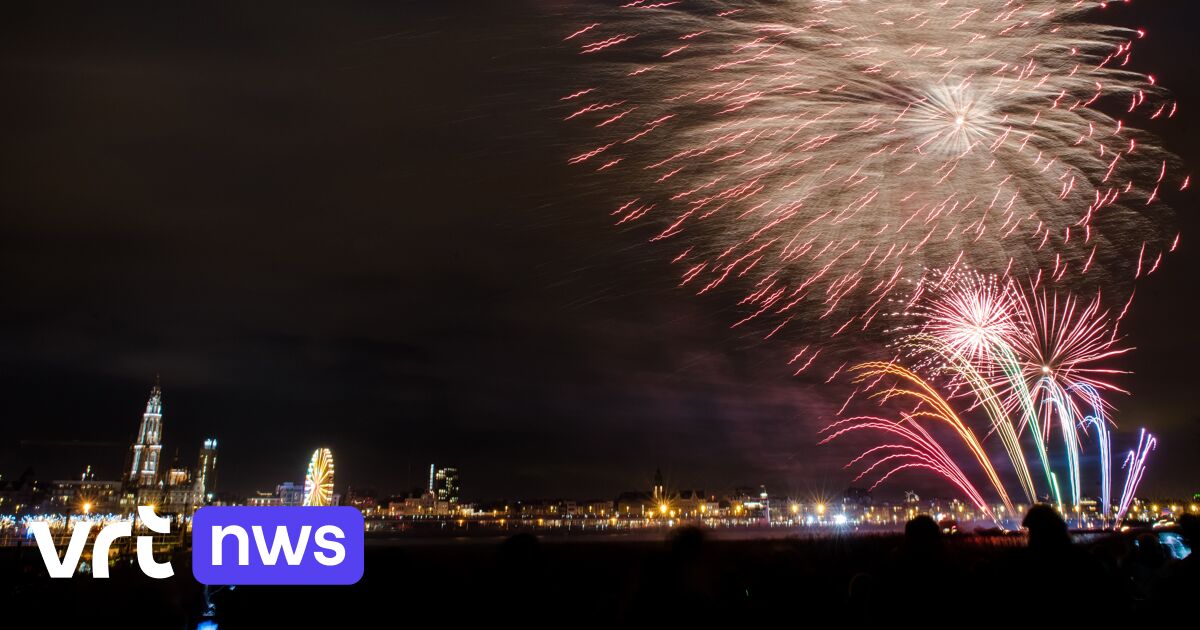 Anvers se prépare à un spectaculaire feu d'artifice pour le réveillon du Nouvel An