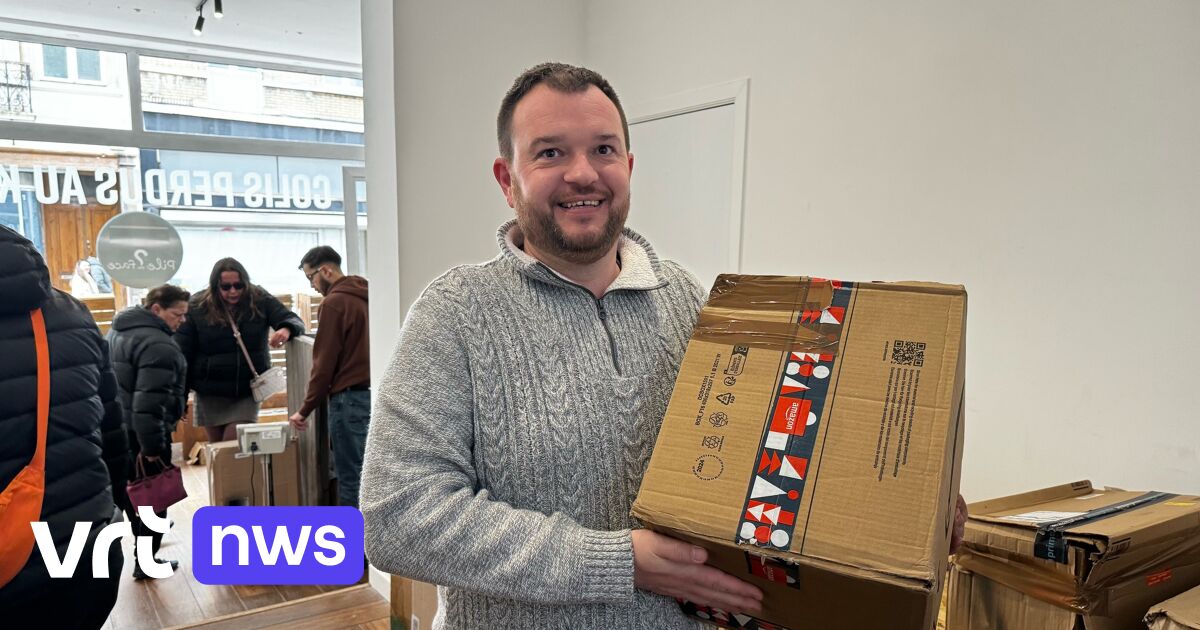 Bonne nouvelle pour les chasseurs de fortune : un pop-up store à Ixelles vend au kilo des colis non livrés