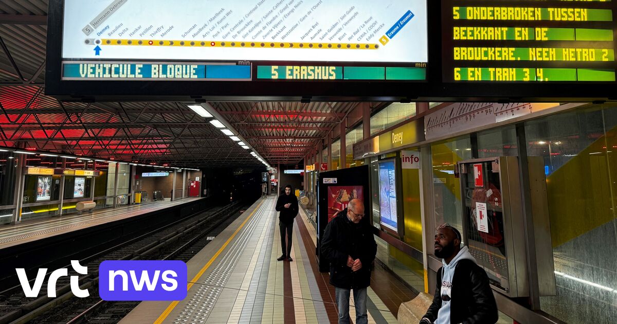 De plus en plus de toxicomanes et de sans-abri mettent le métro bruxellois à l'arrêt