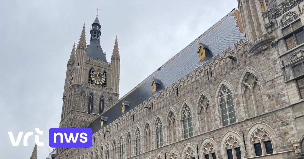 La restauration de la Halle aux Draps d'Ypres avance à grands pas