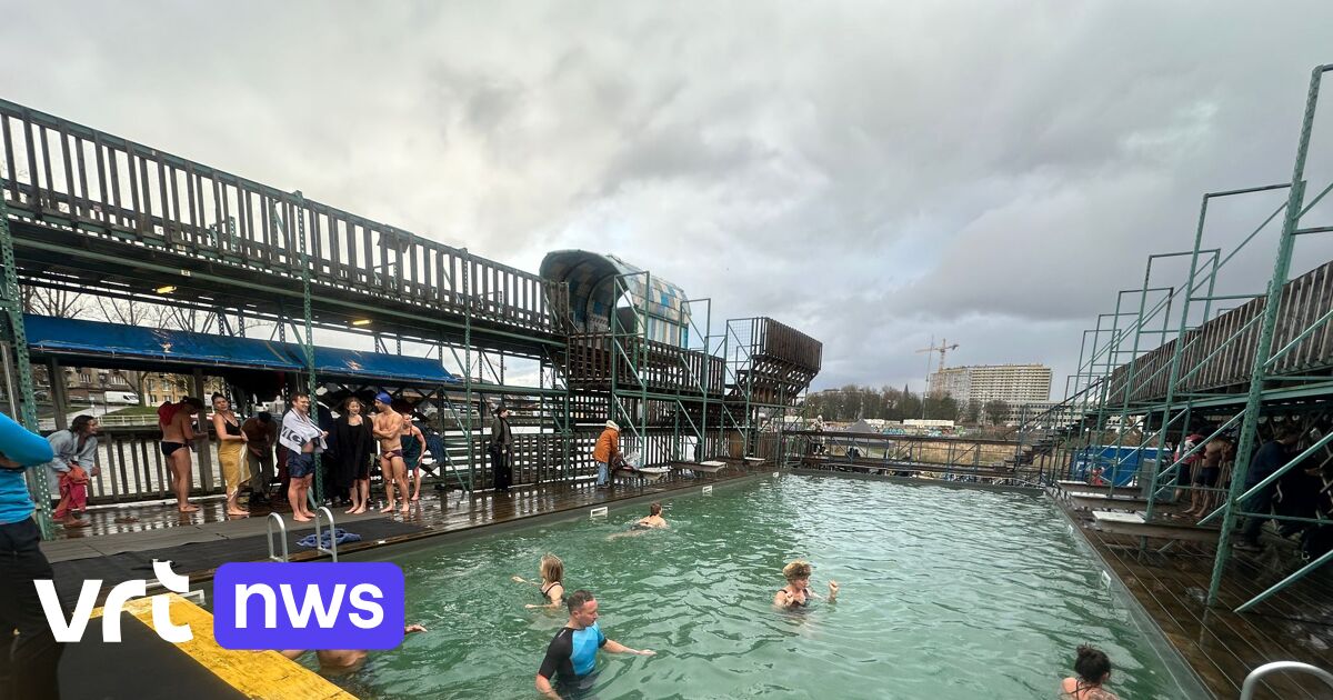 Pas de baignade dans les eaux glacées à Flow dimanche prochain après que la glace a endommagé le système de filtration de la piscine extérieure de Bruxelles