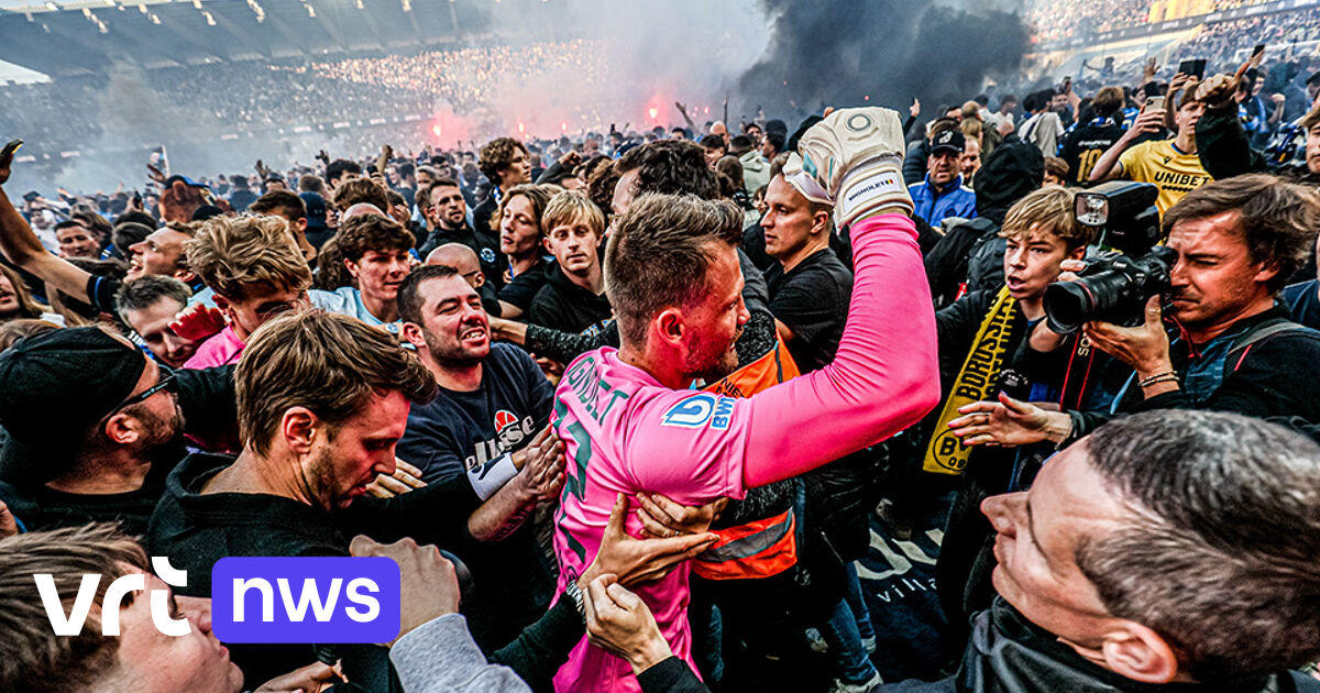 Le Club de Bruges champion, l'Union Saint-Gilloise deuxième