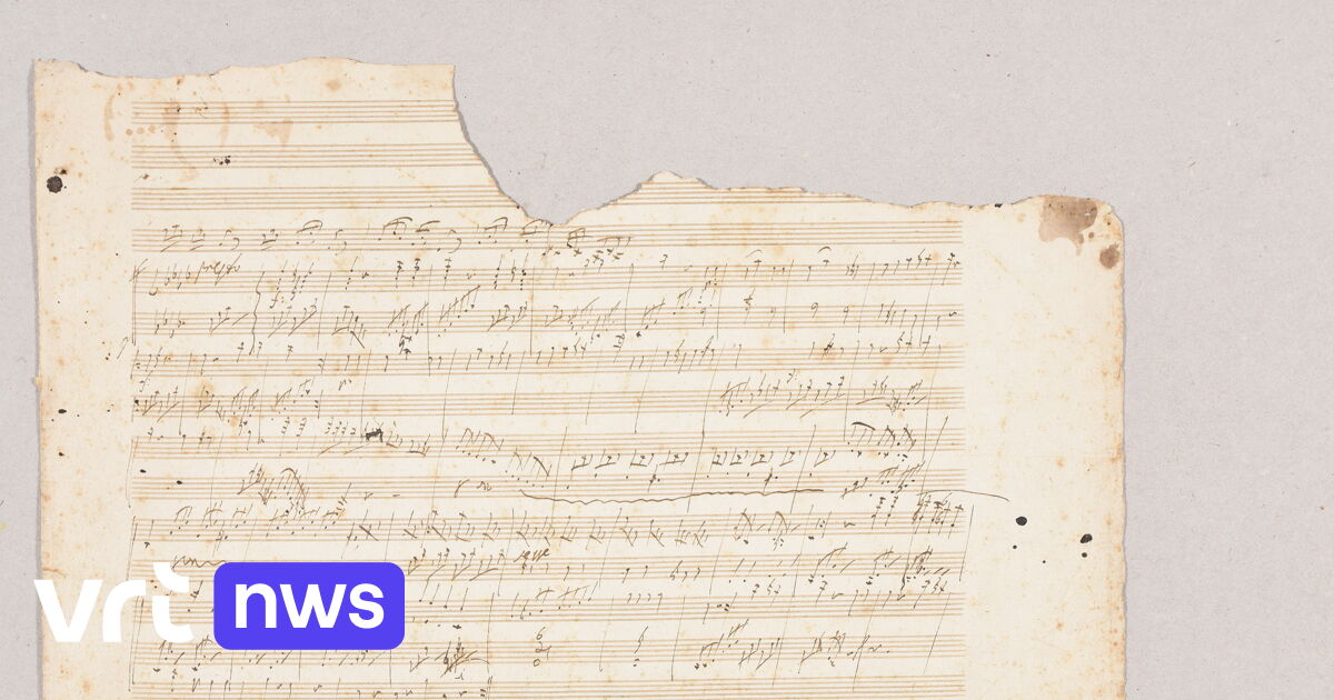Le Département flamand de la Culture acquiert deux manuscrits de la première sonate pour piano de Beethoven