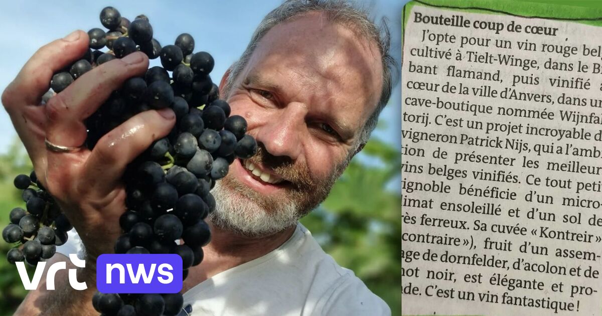 Le vigneron anversois Wijnfaktorij lève le pouce dans le quotidien français Le Monde