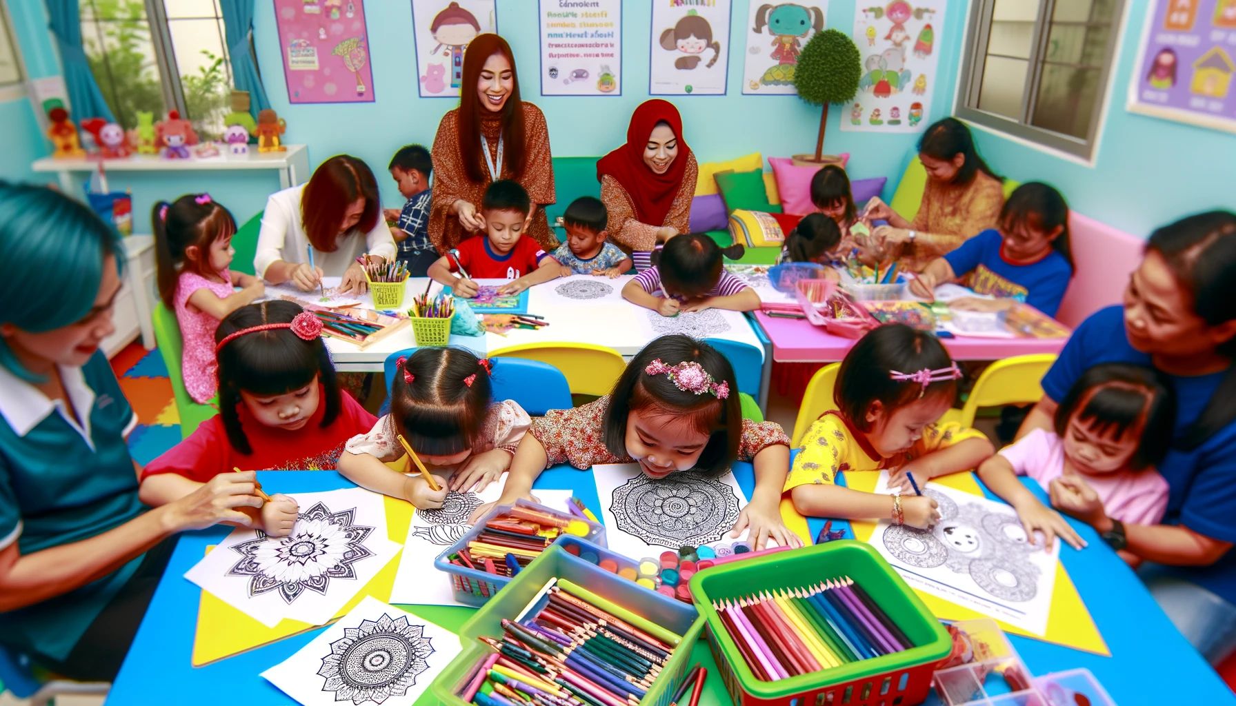 Un moyen de stimuler la concentration - le coloriage