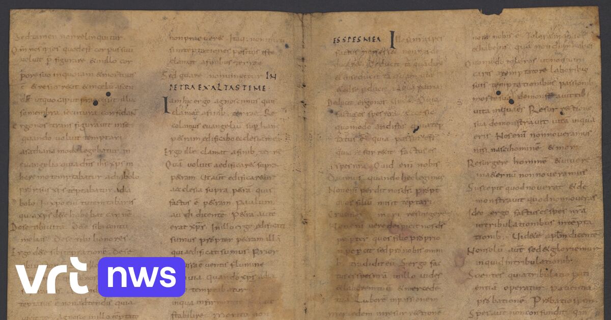 Une œuvre de saint Augustin du IXe siècle s'avère être le document le plus ancien des archives de la ville d'Anvers