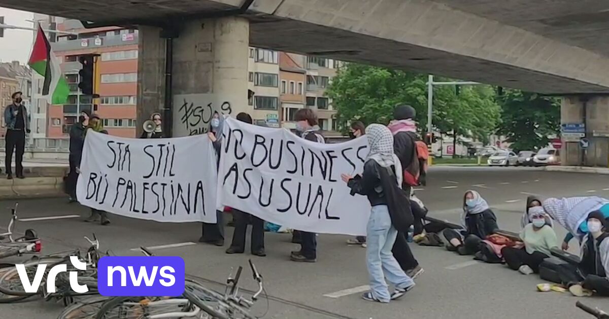 Des militants pro-palestiniens occupent le périphérique de Gand(VIDEO)