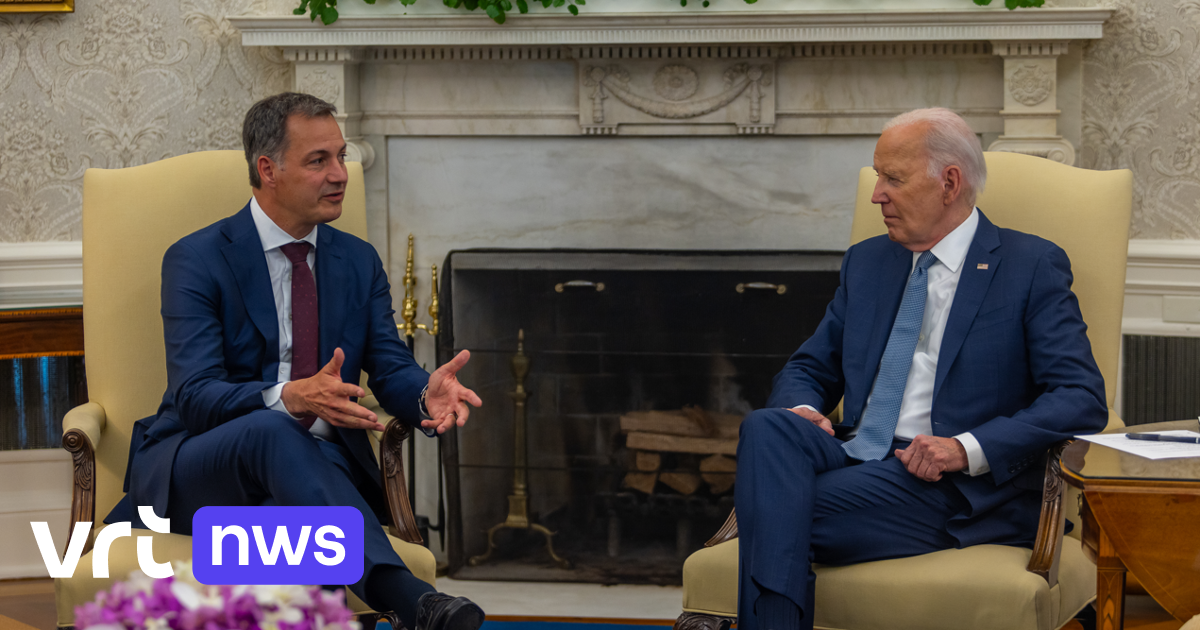 M. De Croo à la Maison Blanche : le président Biden demande l'aide de la Belgique pour le cessez-le-feu à Gaza