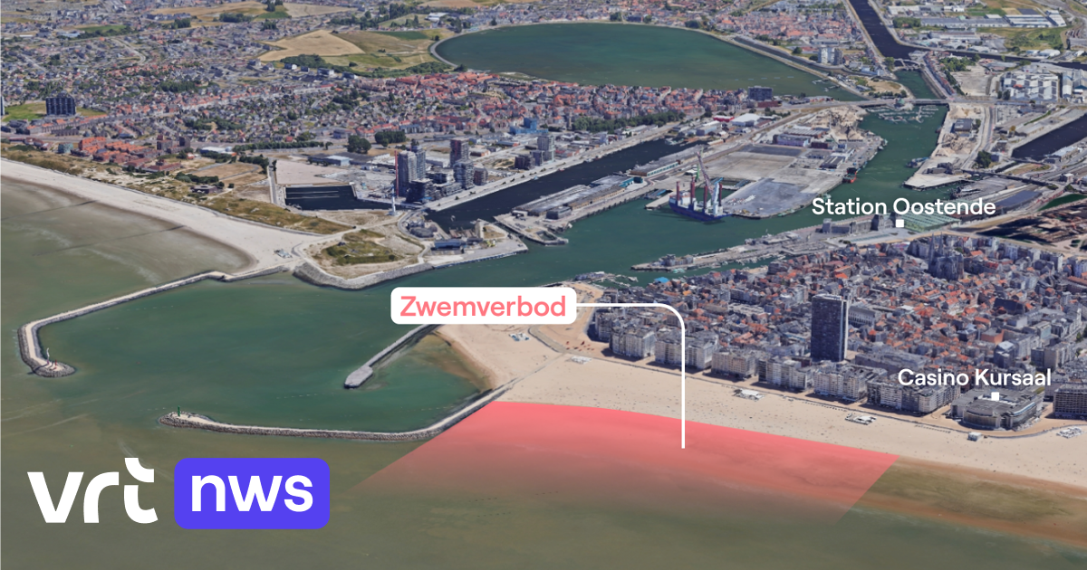 Interdiction de baignade sur une partie de la plage la plus fréquentée d'Ostende