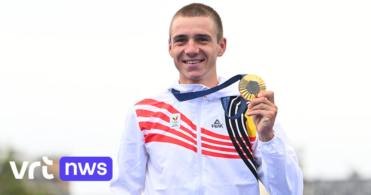 L'or olympique pour Evenepoel, le bronze pour Van Aert