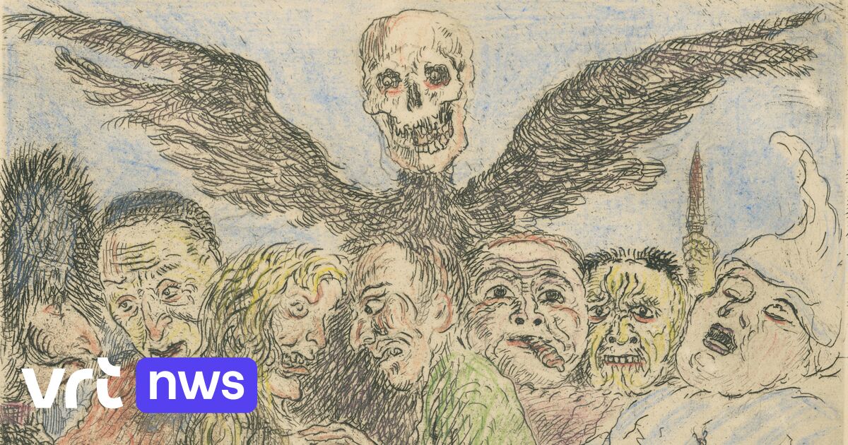 « Comme si on regardait par-dessus l’épaule de l’artiste » : des gravures uniques d’Ensor exposées à Anvers