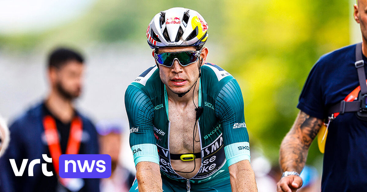 Crash de Wout van Aert : « Aucun os cassé »