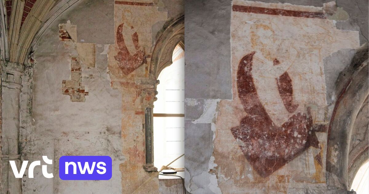 Des peintures murales du XIIIe siècle découvertes lors de travaux de restauration à l'Abbaye du Parc de Louvain