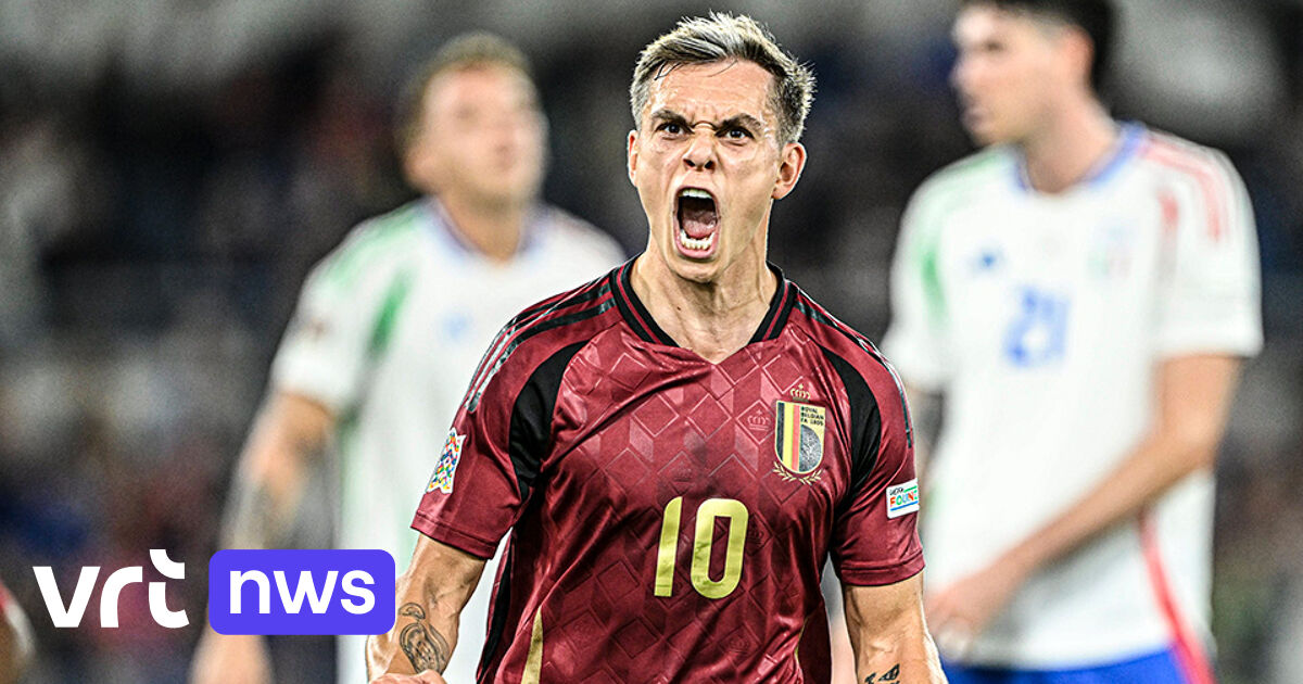 La Belgique revient de deux buts d'écart pour récupérer un point lors du match de Ligue des Nations contre l'Italie