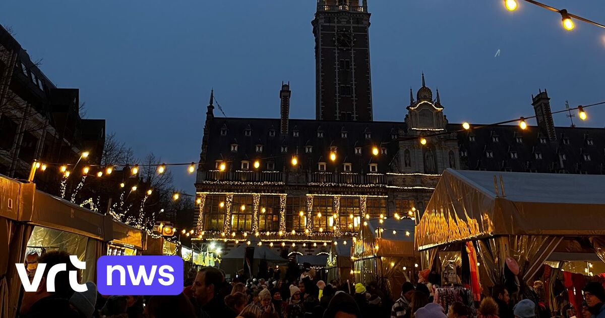 Le marché de Noël de Louvain sera le premier en Europe avec une tour de Noël