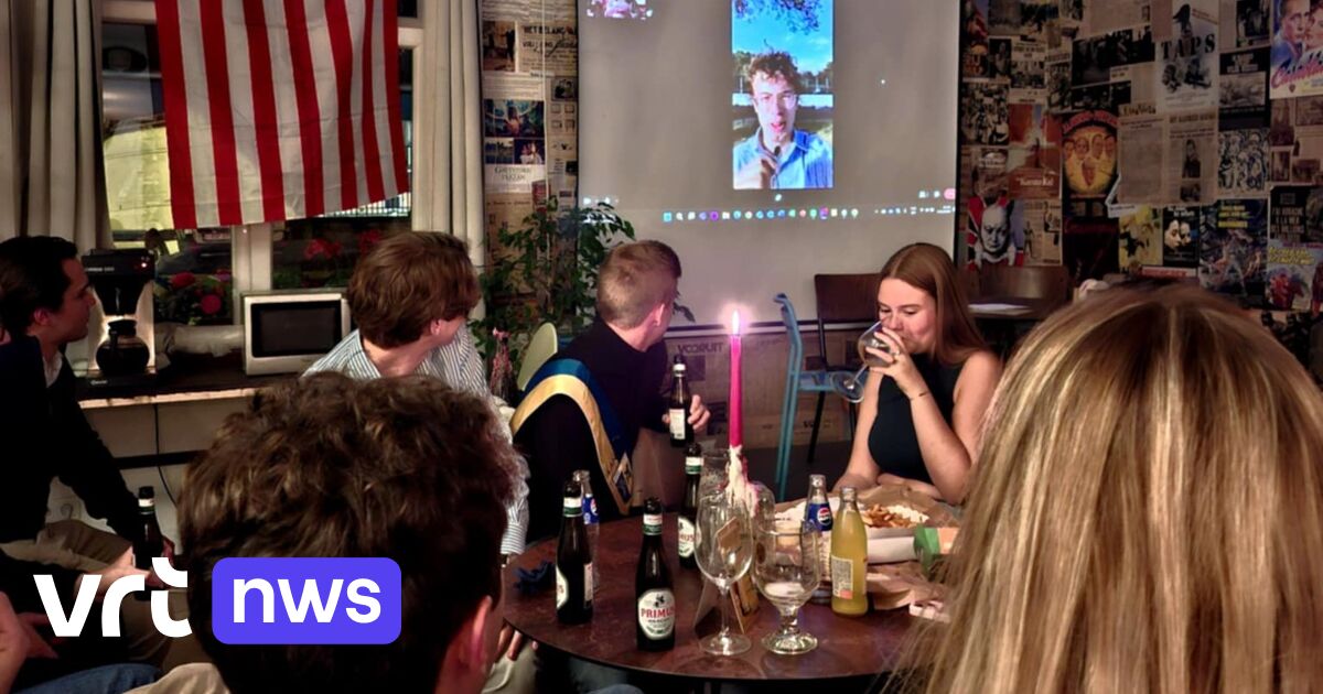 Discussions animées lors de la soirée de veille présidentielle américaine des étudiants gantois