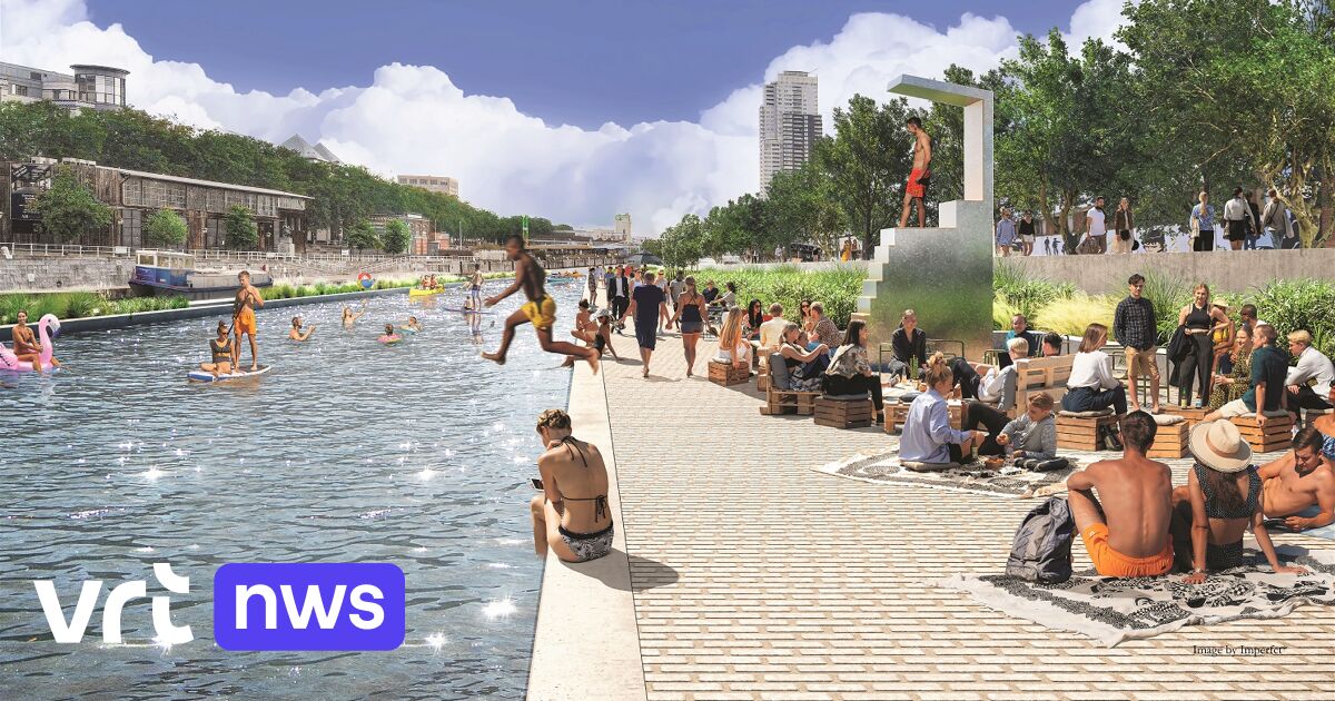 Les projets d'une grande piscine en plein air sur le canal de Bruxelles s'accélèrent
