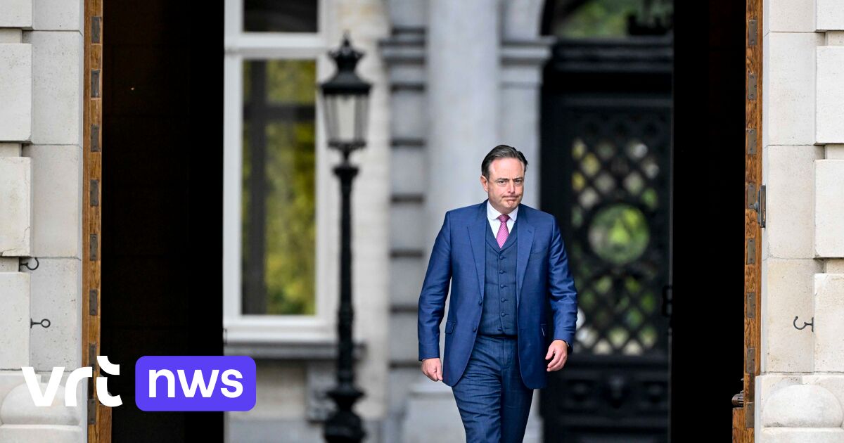 Formateur De Wever : « Pas de nouveau gouvernement avant la fin de l'année. Probablement.'