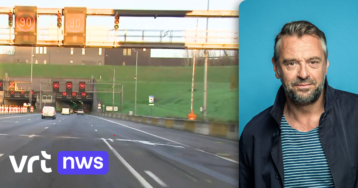 La star de la télévision Tom Waes survit à un accident dans le tunnel Kennedy
