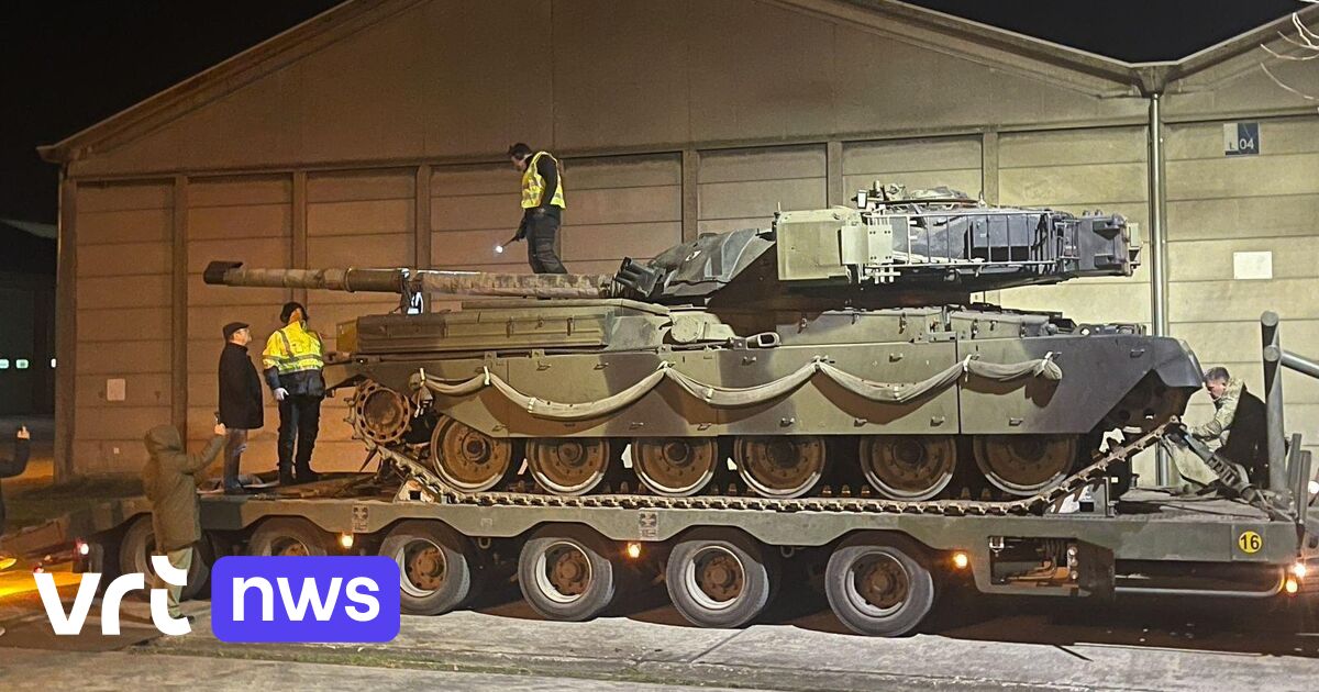 British Chieftain Tank arrive au Future Military Museum dans IEPER