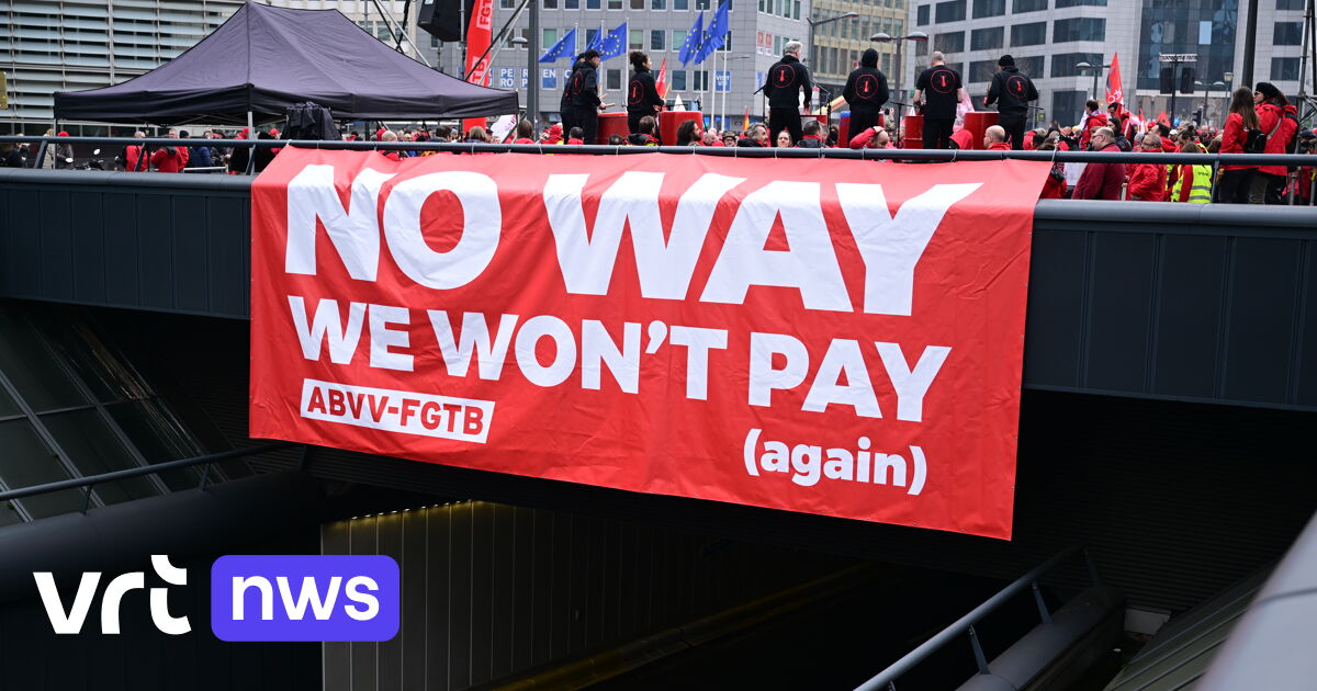 `` C'est une grève générale '', explique Socialist ABVV Union