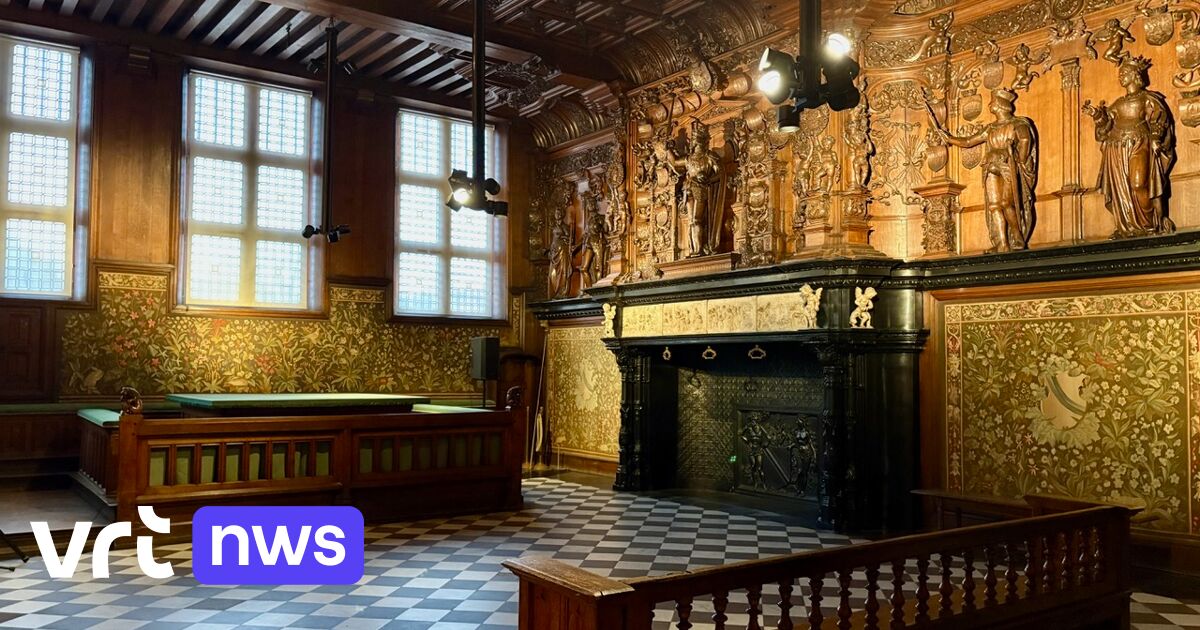 Empereur Charles v Chimney à Bruges restauré après la peur de la mort de lawatch