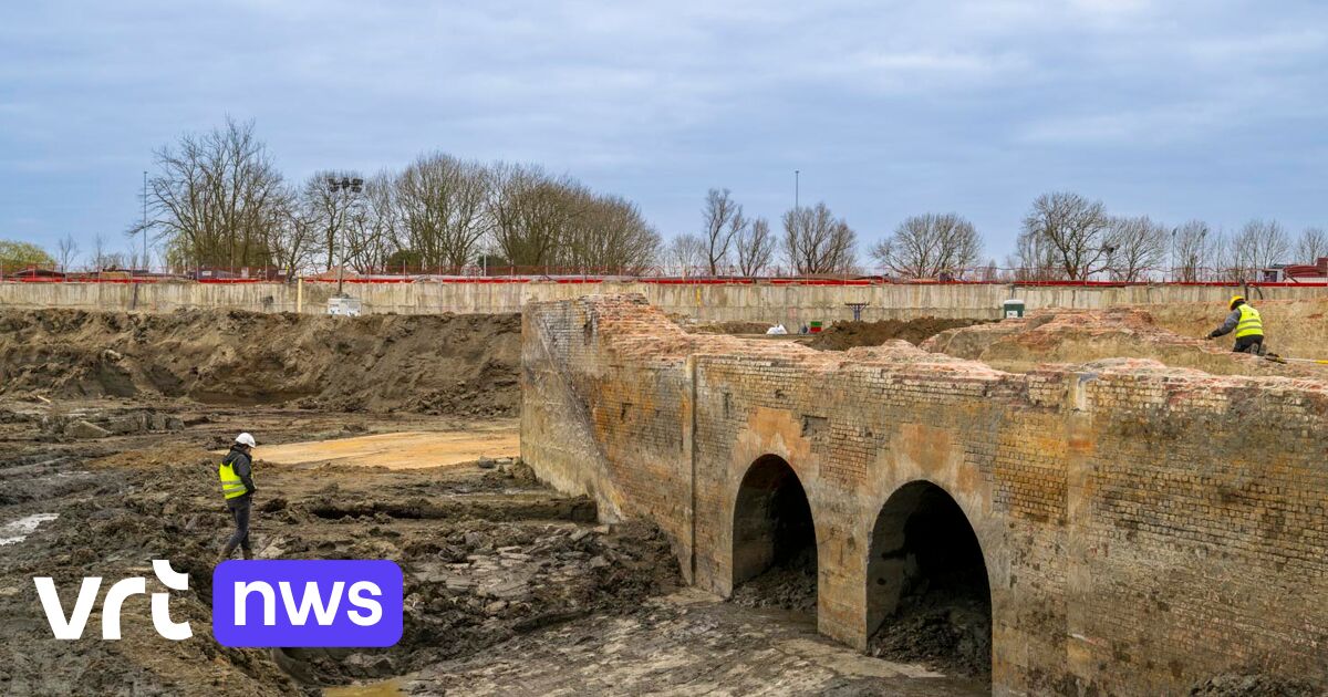 Les archéologues découvrent le 19e siècle pendant les œuvres à Anvers