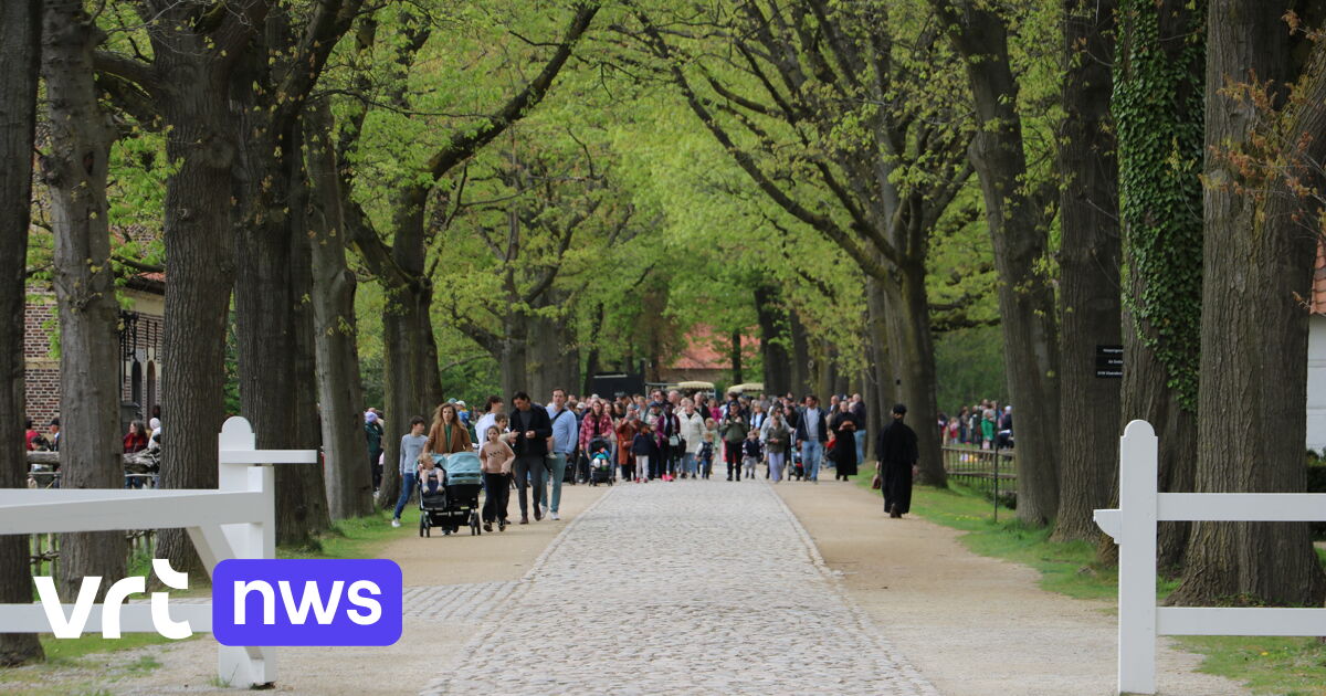 60 000 visiteurs de Bokrijk This Pâques, le musée en plein air accueille un quart de plus de visiteurs