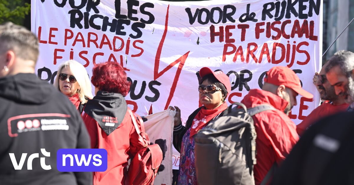 L'Union socialiste appelle à une grève générale, démonstration syndicale à Bruxelles en cours