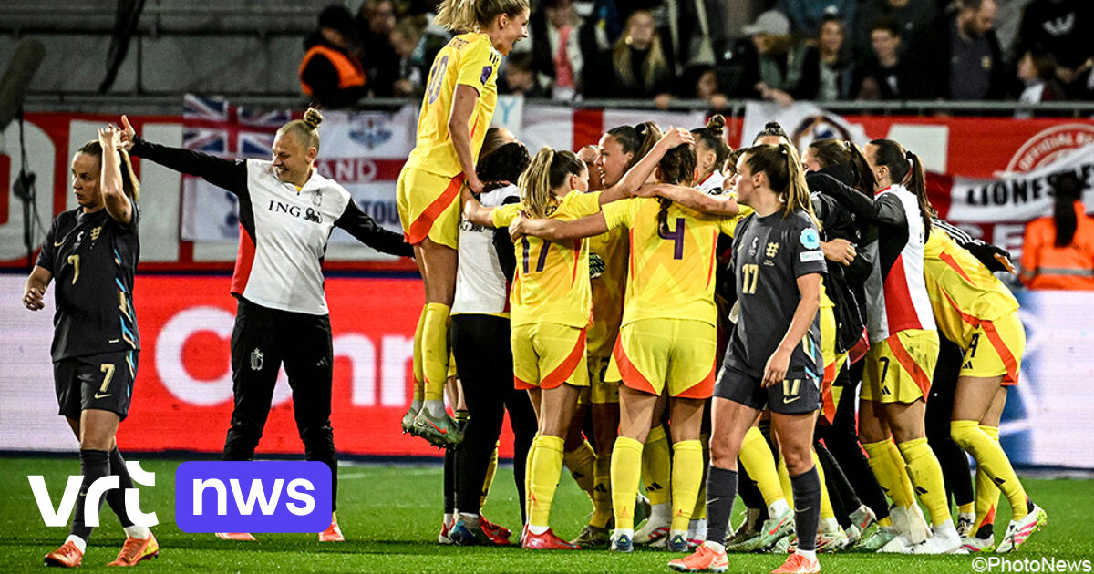 Les femmes belges réussissent un coup et battent l'Angleterre dans le groupe de stade du groupe de la Ligue des nations