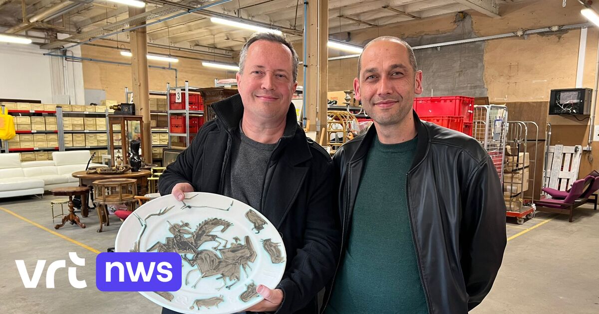 Un plat en terre cuite signé par Picasso trouvé dans la boutique de seconde main d'Anvers