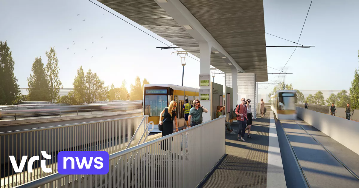 Début des travaux sur la ligne de tramway de l'aéroport : Bruxelles Nord à l'aéroport en 30 minutes