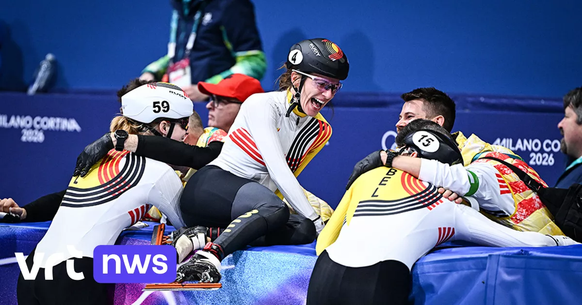 La Belgique remporte sa première médaille aux Jeux olympiques d'hiver : les Belgian Ice Bears prennent la troisième place du relais mixte et remportent le bronze