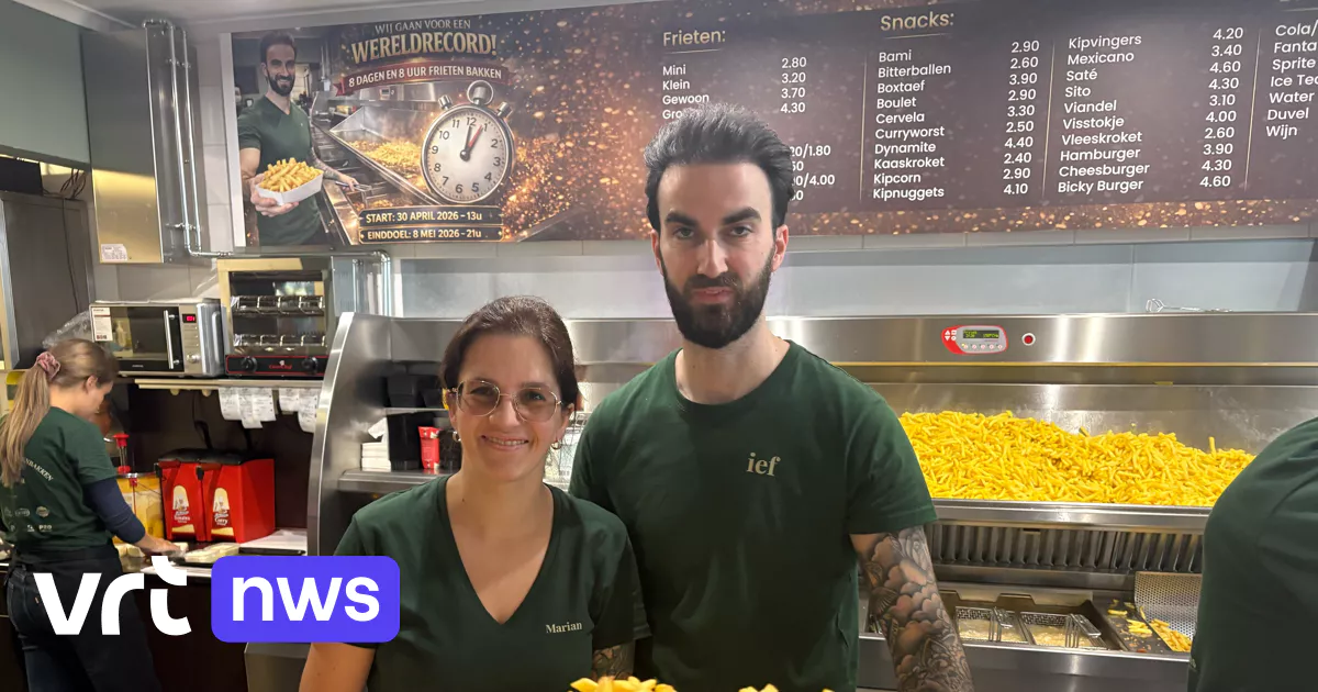 Record du monde de friture battu par le propriétaire flamand de chippy