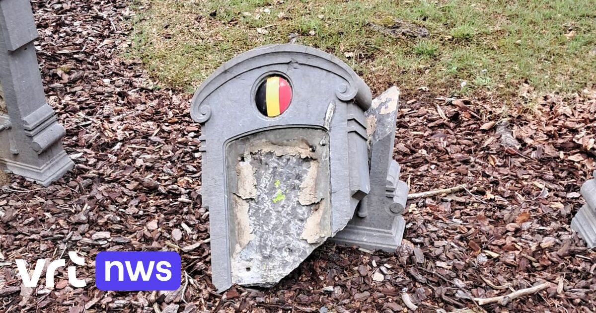 Les pierres tombales vandalisées de la Première Guerre mondiale à Houthulst sont lentement réparées